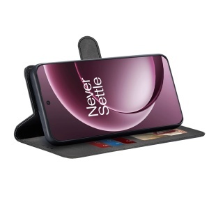 Husa pentru OnePlus 15, SKYDDAR INNOVATION, Diary Book, tip carte cu Portofel Interior, Antisoc, set cu sticker, Negru - Img 5