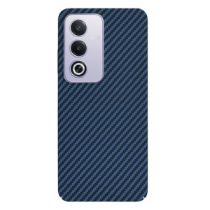 Husa pentru Oppo A80 5G, Finisaj Premium cu Textura de Carbon, Design Elegant, SKDR CarbonFlex - Cyan - Img 2