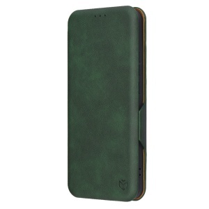 Husa pentru Oppo Reno13 Pro, SKYDDAR INNOVATION, Pocket Safe, tip carte din Piele Ecologica, Suport Carduri, Inchidere Magnetica, set cu sticker, Verde - Img 4