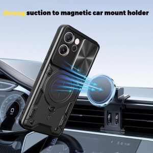 Husa pentru Oppo Reno14 F, SKYDDAR INNOVATION, CamGuard Pro, Inel Magnetic, Protectie Camera, set cu sticker, Roz auriu - Img 6