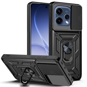 Husa pentru Oppo Reno15, SKYDDAR INNOVATION, CamShield, Inel magnetic, set cu sticker, Negru