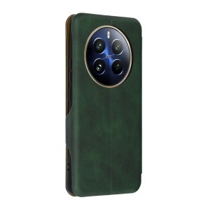 Husa pentru Realme 12 Pro / 12 Pro+, SKYDDAR INNOVATION, Safe Wallet tip carte din Piele Ecologica, Suport Carduri, Inchidere Magnetica, Verde, set cu sticker  - Img 8