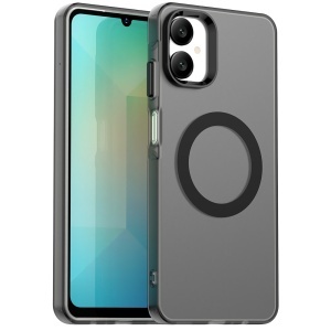 Husa pentru Samsung Galaxy A06, MagSafe, Antisoc, set cu sticker, CandyCase, Negru