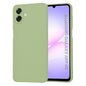 Husa pentru Samsung Galaxy A07 4G, SKYDDAR INNOVATION, din Silicon Catifelat, SoftElegance, set cu sticker, Verde