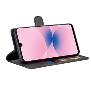 Husa pentru Samsung Galaxy A27 5G, SKYDDAR INNOVATION, Diary Book, tip carte cu Portofel Interior, Antisoc, set cu sticker, Negru - Img 4