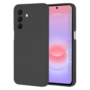 Husa pentru Samsung Galaxy A27 5G, SKYDDAR INNOVATION, din Silicon Catifelat, SoftElegance, set cu sticker, Negru