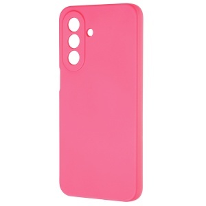 Husa pentru Samsung Galaxy A27 5G, SKYDDAR INNOVATION, din Silicon Catifelat, SoftElegance, set cu sticker, Fucsia - Img 4