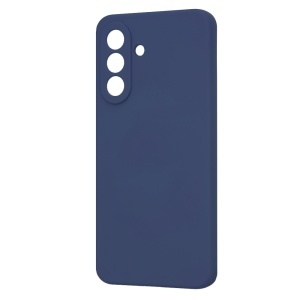 Husa pentru Samsung Galaxy A37 5G, SKYDDAR INNOVATION, din Silicon Catifelat, SoftElegance, set cu sticker, Bleumarin - Img 4