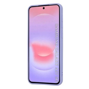 Husa pentru Samsung Galaxy A37 5G, SKYDDAR INNOVATION, din Silicon Catifelat, SoftElegance, set cu sticker, Violet - Img 2