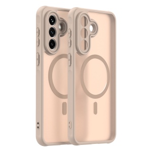 Husa pentru Samsung Galaxy A37 5G, SKYDDAR INNOVATION, HaloFrost MagSafe II, Antisoc, set cu sticker, Auriu - Img 2