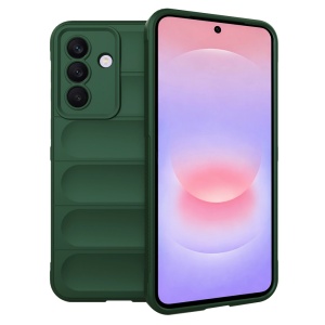 Husa pentru Samsung Galaxy A37 5G, SKYDDAR INNOVATION, Magic Shield, din Silicon Mat, set cu sticker, Verde
