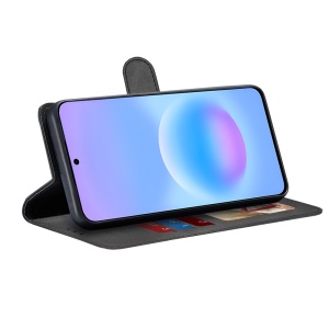 Husa pentru Samsung Galaxy A57 5G tip carte cu Portofel Interior, Antisoc, set cu sticker, SKYDDAR INNOVATION, Diary Book, Negru - Img 2