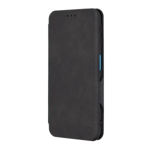 Husa pentru Samsung Galaxy A7 2018, SKYDDAR INNOVATION, Safe Wallet tip carte din Piele Ecologica, Suport Carduri, Inchidere Magnetica, Negru, set cu sticker  - Img 7