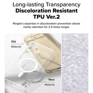 Husa pentru Samsung Galaxy S24 FE, SKYDDAR INNOVATION, Shockproof MagSafe, Transparenta, set cu sticker - Img 2