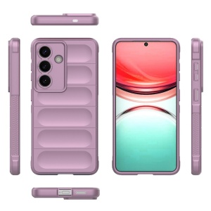 Husa pentru Samsung Galaxy S26 Edge, SKYDDAR INNOVATION, Magic Shield, din Silicon Mat, set cu sticker, Mov - Img 3