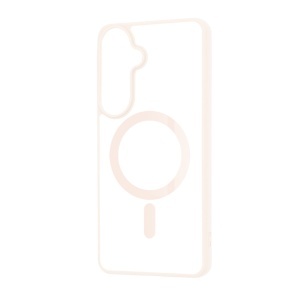 Husa pentru Samsung Galaxy S26 Edge, SKYDDAR INNOVATION, MagSafe Pro din silicon, set cu sticker, Roz - Img 5