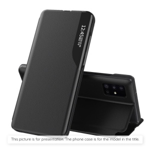 Husa pentru Samsung Galaxy S26 Edge, tip carte, set cu sticker, eFold, Negru