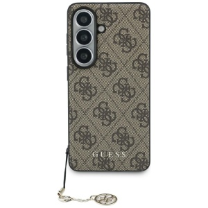 Husa pentru Samsung Galaxy S26, Hardcase 4G Classic Logo Charm, Guess, Maro