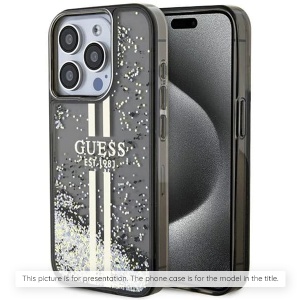 Husa pentru Samsung Galaxy S26 Plus, Glitter Triangle Logo MagSafe, Guess, Negru