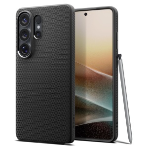 Husa pentru Samsung Galaxy S26 Ultra flexibila, Spigen Liquid Air, Negru