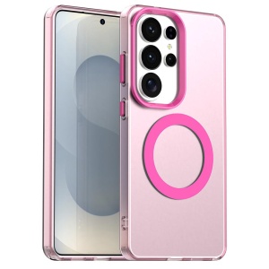 Husa pentru Samsung Galaxy S26 Ultra, MagSafe, Antisoc, set cu sticker, CandyCase, Roz