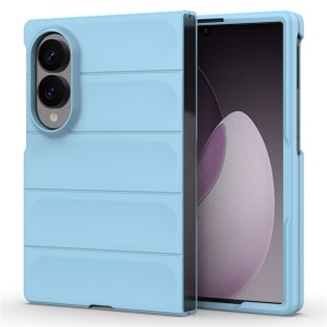 Husa pentru Samsung Galaxy Z Fold8 din Silicon Mat, Antisoc, set cu sticker, Magic Shield, Bleu - Img 2