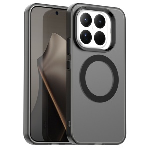 Husa pentru Xiaomi 15T Pro, MagSafe, Antisoc, set cu sticker, CandyCase, Negru
