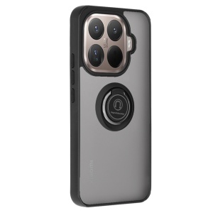 Husa pentru Xiaomi 15T Pro, SKYDDAR INNOVATION, Glinth cu Inel Rotativ 360° Magnetic, set cu sticker, Negru  - Img 7