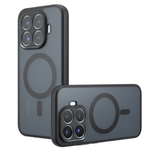 Husa pentru Xiaomi 17T Pro MagSafe, Antisoc, Finisaje Premium, PureFrost, set cu sticker, Negru frost