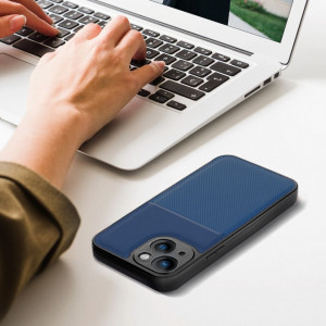 Husa pentru Xiaomi Redmi 10C din silicon, anti soc, flexibila, set cu sticker, Noble, Albastru - Img 3
