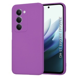 Husa pentru Xiaomi Redmi 15 5G / Redmi 15 4G, SKYDDAR INNOVATION, din Silicon Catifelat, SoftElegance, set cu sticker, Mov