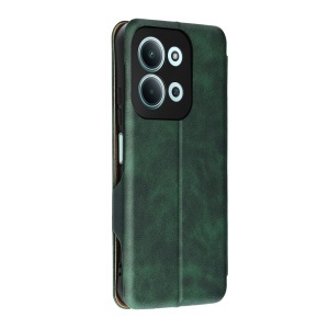 Husa pentru Xiaomi Redmi 15C 4G, SKYDDAR INNOVATION, Safe Wallet tip carte din Piele Ecologica, Suport Carduri, Inchidere Magnetica, set cu sticker, Verde - Img 5