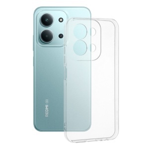 Husa pentru Xiaomi Redmi 15C 5G, SKYDDAR INNOVATION, ClearGuard, din silicon transparent, set cu sticker, Transparenta
