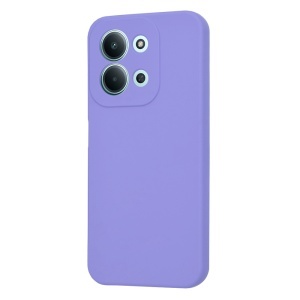 Husa pentru Xiaomi Redmi 15C 5G, SKYDDAR INNOVATION, din Silicon Catifelat, SoftElegance, set cu sticker, Violet - Img 3