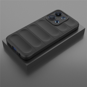 Husa pentru Xiaomi Redmi 15C 5G, SKYDDAR INNOVATION, Magic Shield, din Silicon Mat, set cu sticker, Negru - Img 5