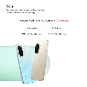 Husa pentru Xiaomi Redmi A5 4G (Standard), SKYDDAR INNOVATION, CamShield, Negru, set cu sticker - Img 7