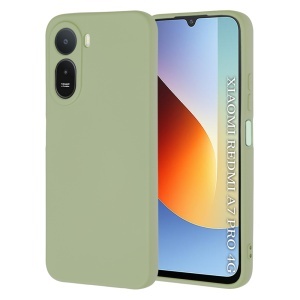 Husa pentru Xiaomi Redmi A7 Pro 4G din Silicon Catifelat, Antisoc, set cu sticker, SoftElegance, Verde