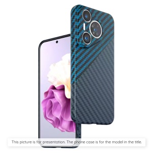 Husa pentru Xiaomi Redmi Note 13 4G, Finisaj Premium cu Textura de Carbon, Design Elegant, SKDR CarbonFlex - Bleu