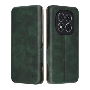 Husa pentru Xiaomi Redmi Note 14 Pro 5G / Poco X7, SKYDDAR INNOVATION, Safe Wallet tip carte din Piele Ecologica, Suport Carduri, Inchidere Magnetica, Verde, set cu sticker  - Img 1