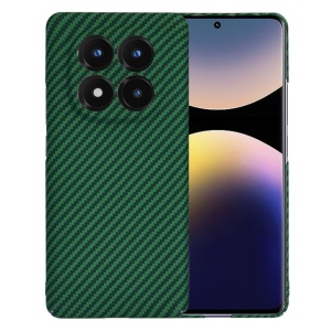Husa pentru Xiaomi Redmi Note 14 Pro+ 5G, SKYDDAR INNOVATION, Carbonite FiberShell, Verde, set cu sticker - Img 1
