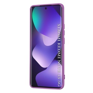 Husa pentru Xiaomi Redmi Note 15 4G / Redmi Note 15 5G / Poco M8 5G, SKYDDAR INNOVATION, din Silicon Catifelat, SoftElegance, set cu sticker, Mov - Img 2