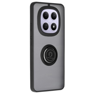 Husa pentru Xiaomi Redmi Note 15 4G / Redmi Note 15 5G, SKYDDAR INNOVATION, Glinth cu Inel Rotativ 360° Magnetic, set cu sticker, Negru  - Img 7