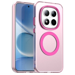 Husa pentru Xiaomi Redmi Note 15 Pro 5G, MagSafe, Antisoc, set cu sticker, CandyCase, Roz