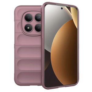 Husa pentru Xiaomi Redmi Note 15 Pro+ 5G / Poco M8 Pro 5G, SKYDDAR INNOVATION, Magic Shield, din Silicon Mat, set cu sticker, Mov