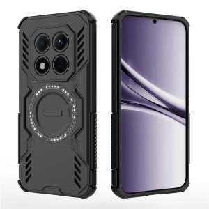 Husa pentru Xiaomi Redmi Note 15 Pro+ 5G / Poco M8 Pro 5G, SKYDDAR INOVATION, ArmorMag, Magsafe, set cu sticker, Negru - Img 2
