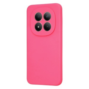 Husa pentru Xiaomi Redmi Note 15 Pro+ 5G / Poco M8 Pro 5G, SKYDDAR INNOVATION, din Silicon Catifelat, SoftElegance, set cu sticker, Fucsia - Img 3
