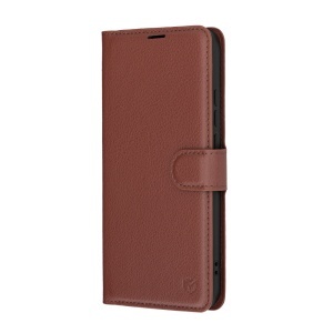 Husa pentru Xiaomi Redmi Note 15 Pro 5G, SKYDDAR INNOVATION, Leather Folio tip Carte, cu Portofel Interior, Finisaje Premium, set cu sticker, Maro - Img 7