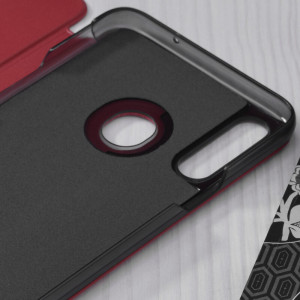 Husa Samsung Galaxy A20s tip carte, Techsuit eFold - Rosu - Img 5