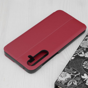 Husa Samsung Galaxy A35 5G tip carte, Skyddar Eco View Leather - Rosu - Img 2