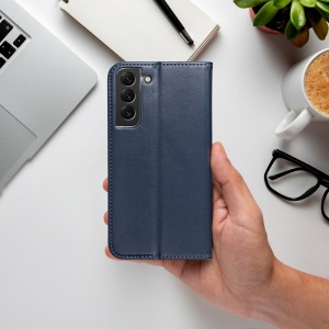 Husa Samsung Galaxy A56 5G tip carte, cu Portofel Interior, Protectie la socuri, smart magneto, set cu sticker, Albastru - Img 5